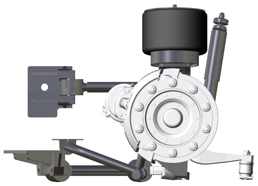 永润大型公交车空气悬架